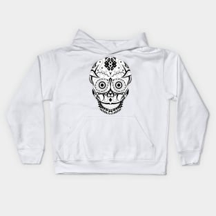 white death mask ecopop Kids Hoodie